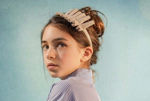 Confetti Headwrap // Metallic Silver - KNOT Hairbands