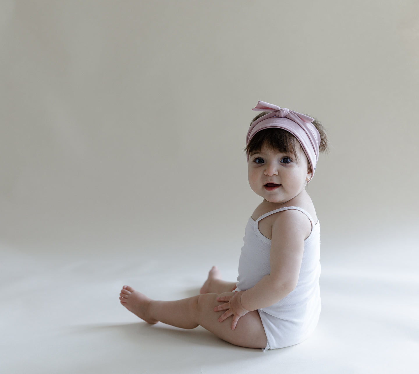 Layered Bow Headwrap // White - KNOT Hairbands