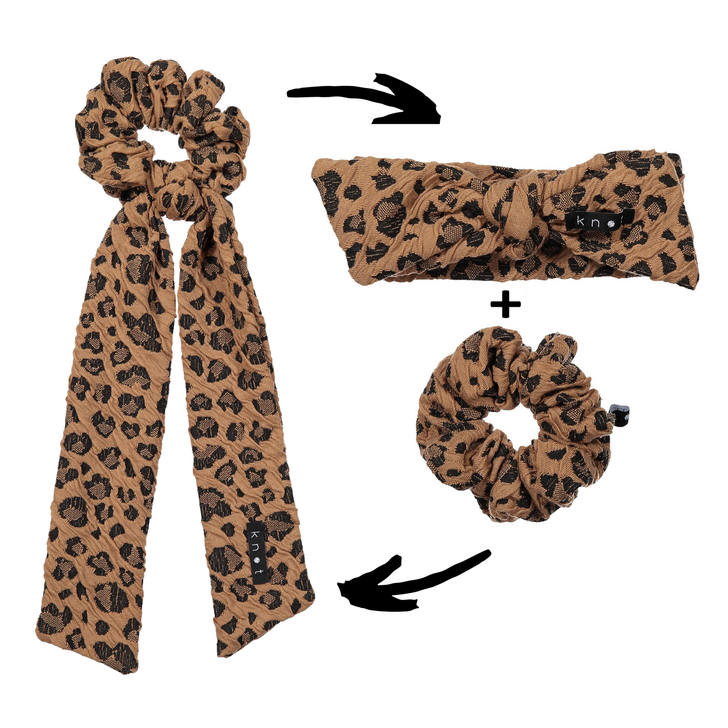 RHYTHM PRINT SCRUNCHIE - KNOT Hairbands