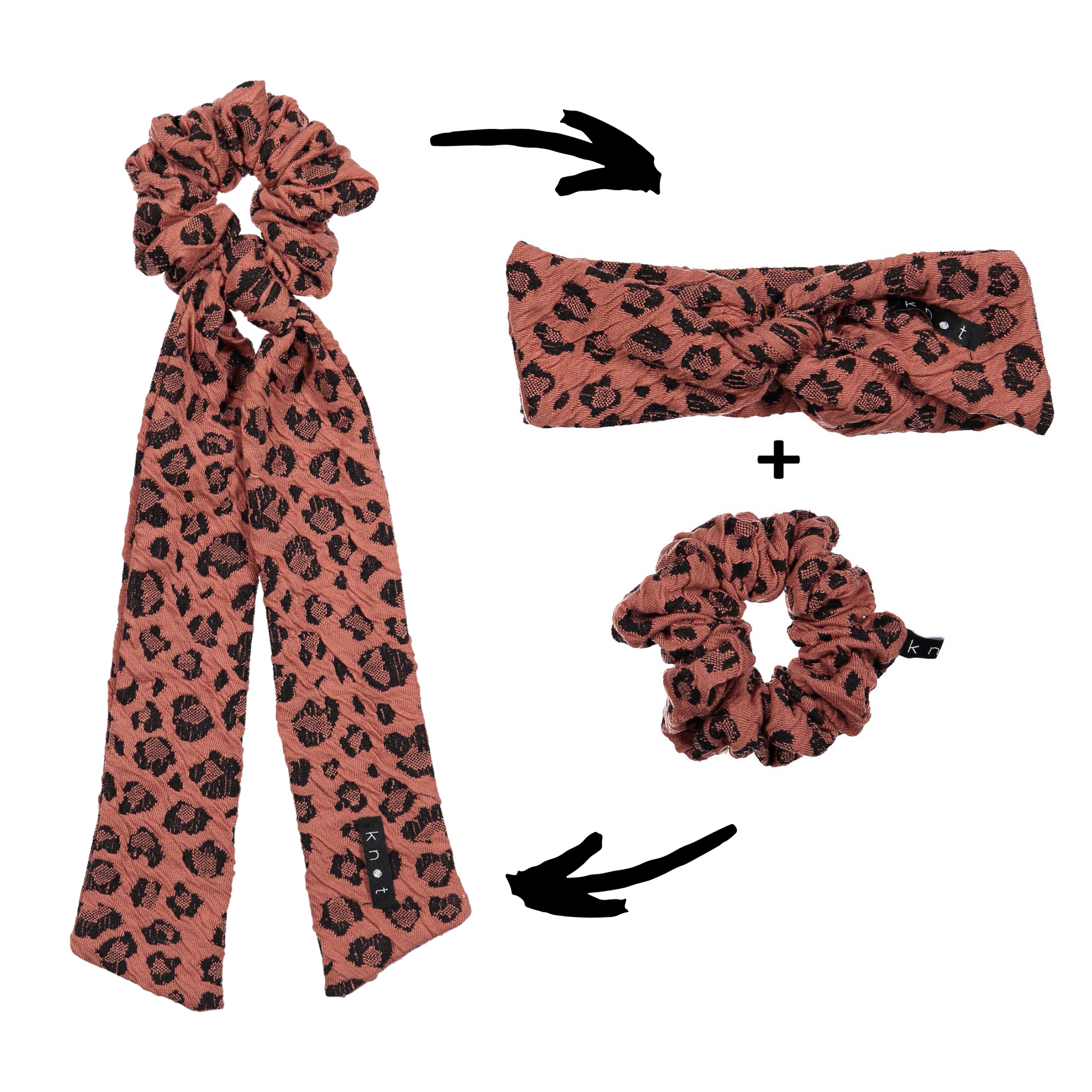 RHYTHM PRINT SCRUNCHIE - KNOT Hairbands